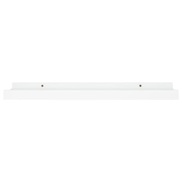 vidaXL billedhylder 2 stk. 40x9x3 cm MDF hvid