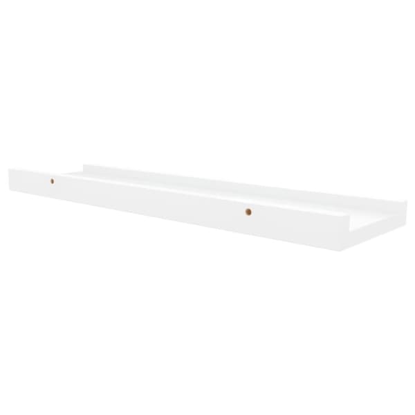 vidaXL billedhylder 2 stk. 40x9x3 cm MDF hvid