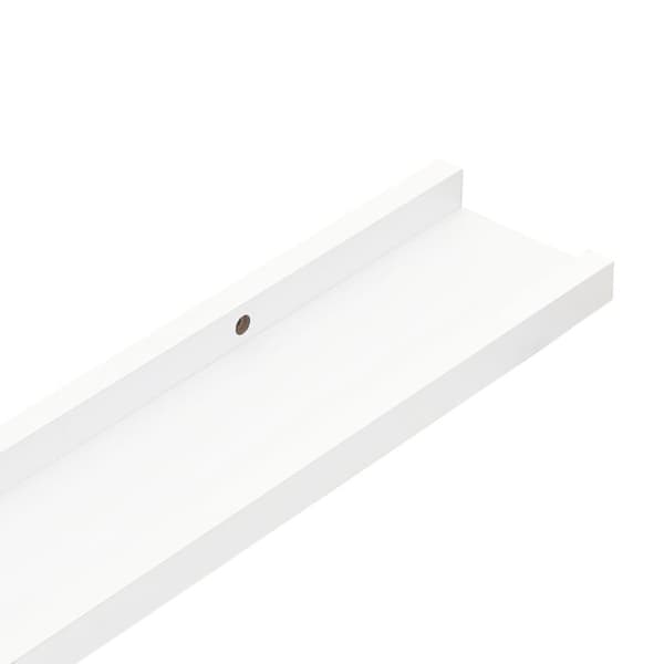 vidaXL billedhylder 2 stk. 40x9x3 cm MDF hvid