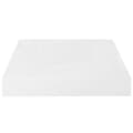 Miniatyrbilde 5 av 7: vidaXL Flytende vegghyller 4 stk høyglans hvit 23x23,5x3,8 cm MDF