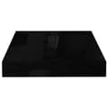 Miniatyrbilde 5 av 10: vidaXL Flytende vegghyller 2 stk høyglans svart 23x23,5x3,8 cm MDF