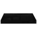 Miniatyrbilde 5 av 10: vidaXL Flytende vegghyller 4 stk høyglans svart 40x23x3,8 cm MDF