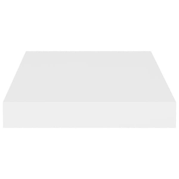 vidaXL Svävande vägghyllor 4 st vit 23x23,5x3,8 cm MDF