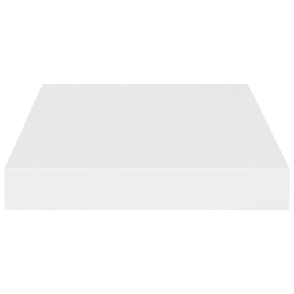 vidaXL Svävande vägghyllor 2 st vit 23x23,5x3,8 cm MDF