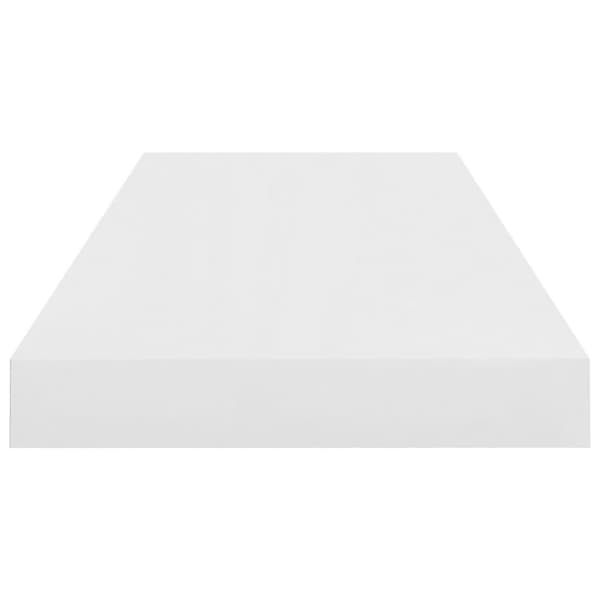 vidaXL væghylder 4 stk. 60x23,5x3,8 cm MDF hvid højglans