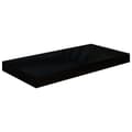 Miniatyrbillede 4 af 10: vidaXL væghylder 4 stk. 50x23x3,8 cm MDF sort højglans