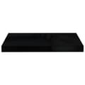 Miniatyrbillede 5 af 10: vidaXL væghylder 4 stk. 50x23x3,8 cm MDF sort højglans