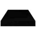 Miniatyrbillede 6 af 10: vidaXL væghylder 4 stk. 50x23x3,8 cm MDF sort højglans