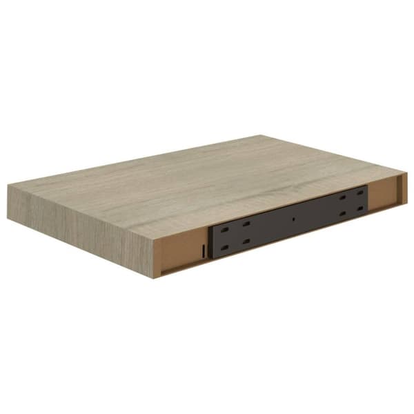 vidaXL Kelluvat seinähyllyt 2 kpl tammi 40x23x3,8 cm MDF