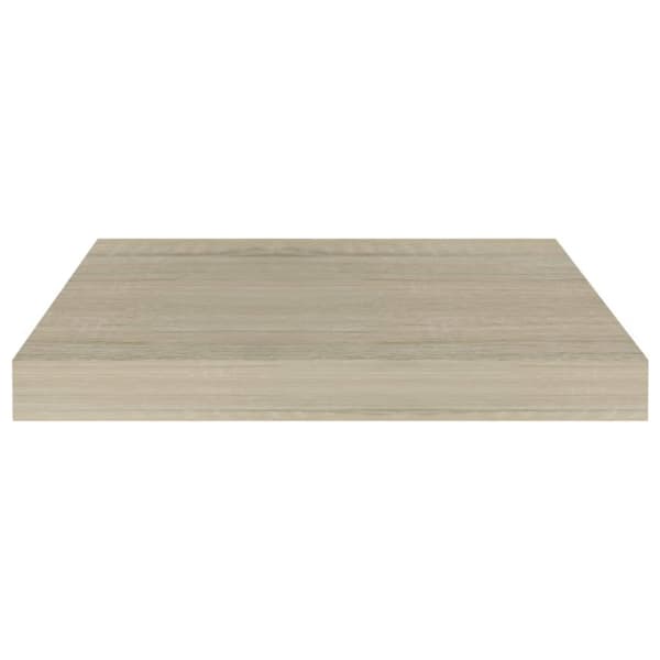 vidaXL væghylde 40x23x3,8 cm MDF egetræsfarve