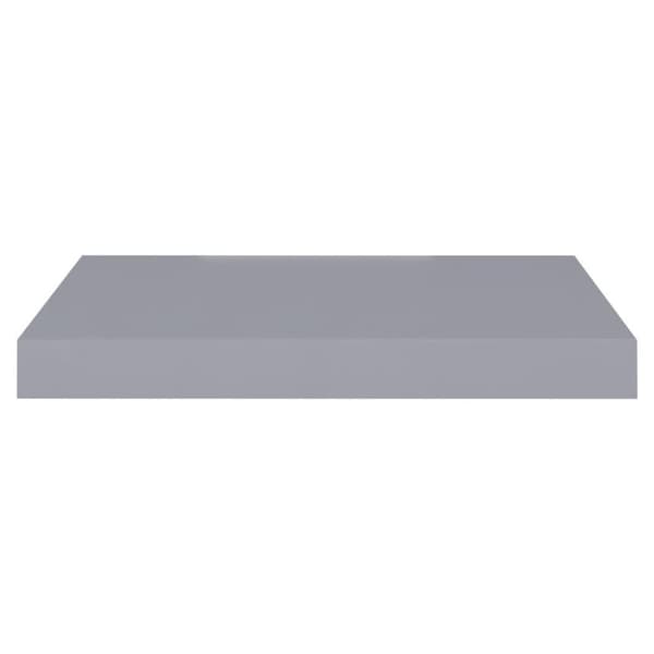 vidaXL væghylder 2 stk. 40x23x3,8 cm MDF grå