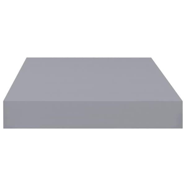 vidaXL væghylder 2 stk. 40x23x3,8 cm MDF grå