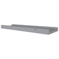 Miniatyrbilde 6 av 10: vidaXL Flytende vegghyller 2 stk grå 40x9x3 cm MDF