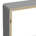 Miniatyrbild 11 av 11: vidaXL Vägghyllor kub 3 st grå MDF