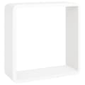 Miniatyrbilde 7 av 11: vidaXL Vegghyller kubeformet 3 stk MDF hvit