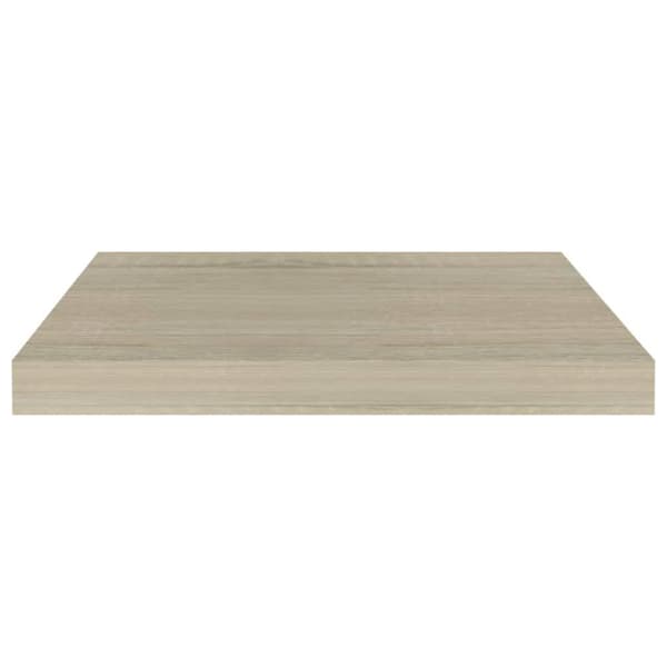 vidaXL væghylde 50x23x3,8 cm MDF egetræsfarve