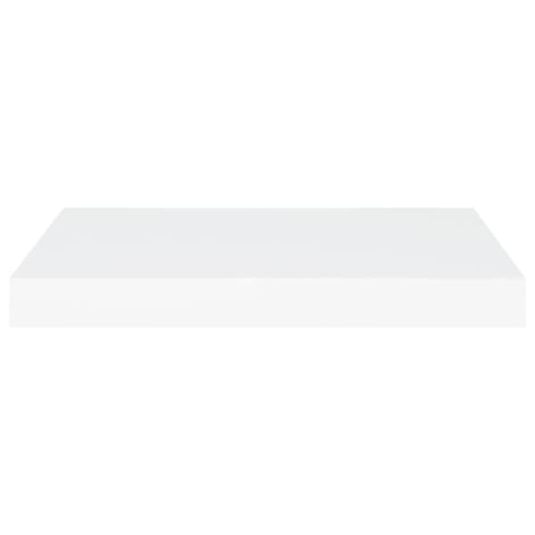 vidaXL Flytende vegghylle hvit 50x23x3,8 cm MDF