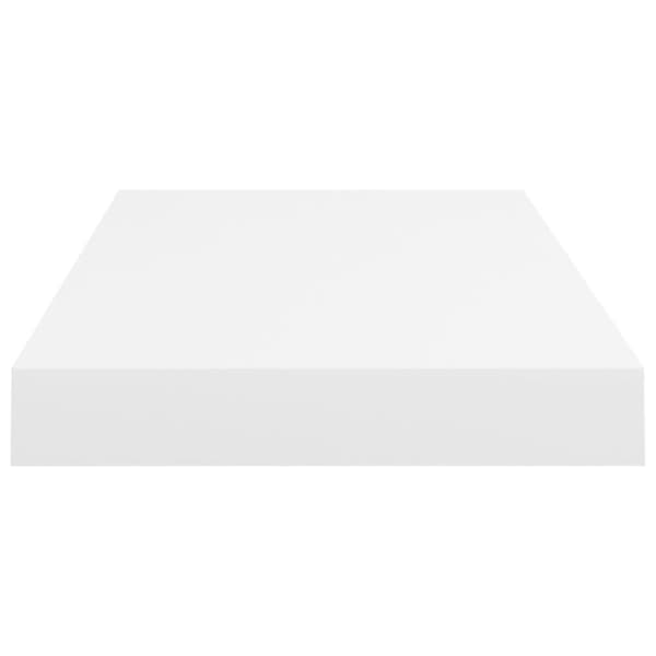 vidaXL Flytende vegghylle hvit 50x23x3,8 cm MDF