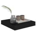 Miniatyrbilde 4 av 8: vidaXL Flytende vegghyller 2 stk svart 23x23,5x3,8 cm MDF
