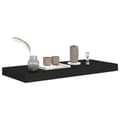 Miniatyrbilde 8 av 9: vidaXL Flytende vegghyller 4 stk svart 60x23,5x3,8 cm MDF