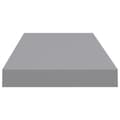 Miniatyrbilde 6 av 9: vidaXL Flytende vegghyller 4 stk grå 60x23,5x3,8 cm MDF