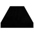 Miniatyrbillede 6 af 8: vidaXL svævehylde 90x23,5x3,8 cm MDF sort højglans