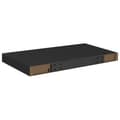 Miniatyrbillede 8 af 10: vidaXL væghylder 2 stk. 50x23x3,8 cm MDF sort