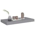Miniatyrbillede 4 af 8: vidaXL væghylde 50x23x3,8 cm MDF grå