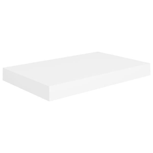 vidaXL Svävande vägghyllor 2 st vit 40x23x3,8 cm MDF
