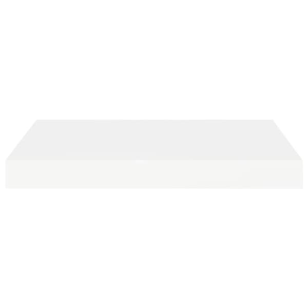 vidaXL Svävande vägghyllor 2 st vit 40x23x3,8 cm MDF