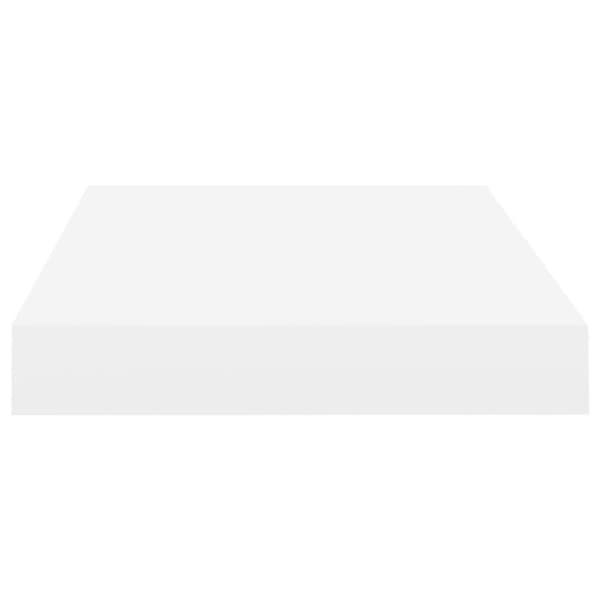 vidaXL Svävande vägghyllor 2 st vit 40x23x3,8 cm MDF