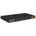 Miniatyrbilde 7 av 8: vidaXL Flytende vegghylle svart 50x23x3,8 cm MDF