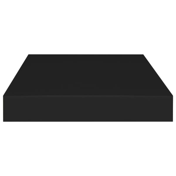 vidaXL Flytende vegghyller 4 stk svart 40x23x3,8 cm MDF