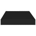Miniatyrbilde 6 av 10: vidaXL Flytende vegghyller 4 stk svart 40x23x3,8 cm MDF