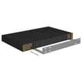 Miniatyrbilde 8 av 10: vidaXL Flytende vegghyller 4 stk svart 40x23x3,8 cm MDF