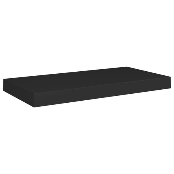 vidaXL Svävande vägghyllor 4 st svart 50x23x3,8 cm MDF