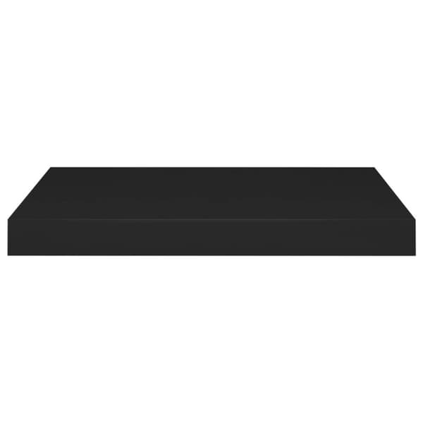 vidaXL Svävande vägghyllor 4 st svart 50x23x3,8 cm MDF