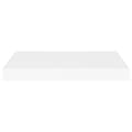 Miniatyrbilde 3 av 8: vidaXL Flytende vegghyller 2 stk hvit 50x23x3,8 cm MDF