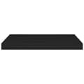 Miniatyrbilde 5 av 9: vidaXL Flytende vegghyller 2 stk svart 60x23,5x3,8 cm MDF