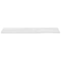 Miniatyrbilde 5 av 9: vidaXL Flytende vegghyller 2 stk høyglans hvit 120x23,5x3,8 cm MDF