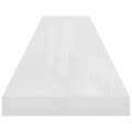 Miniatyrbilde 6 av 9: vidaXL Flytende vegghyller 2 stk høyglans hvit 120x23,5x3,8 cm MDF
