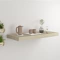 Miniatyrbilde 3 av 8: vidaXL Flytende vegghylle eik 60x23,5x3,8 cm MDF