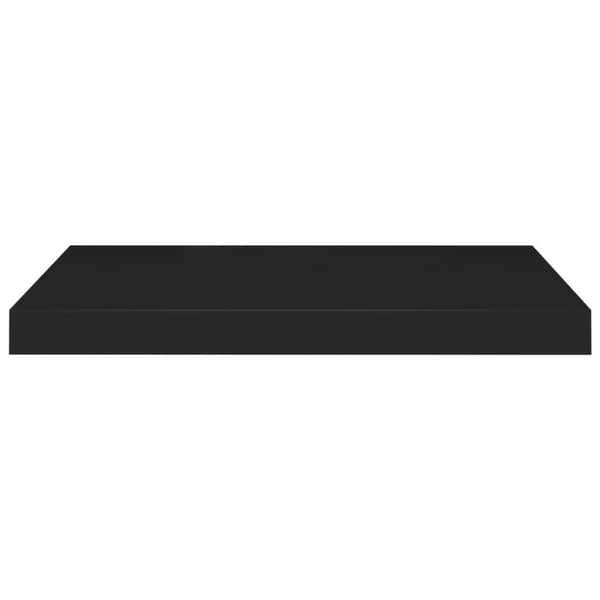 vidaXL væghylder 2 stk. 60x23,5x3,8 cm MDF sort