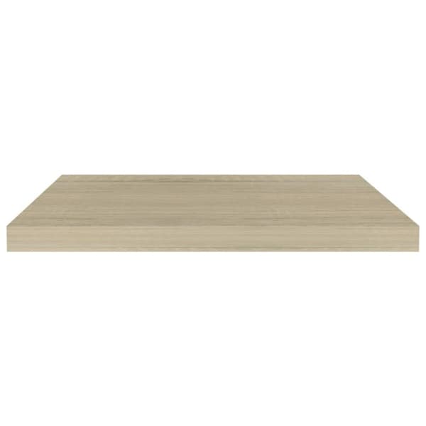 vidaXL væghylder 4 stk. 60x23,5x3,8 cm MDF egetræsfarve