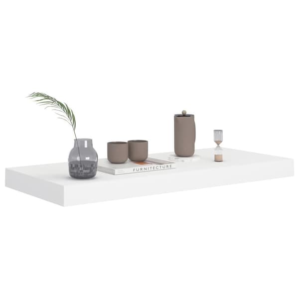 vidaXL væghylder 4 stk. 60x23,5x3,8 cm MDF hvid