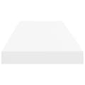 Miniatyrbilde 5 av 7: vidaXL Flytende vegghylle hvit 80x23,5x3,8 cm MDF