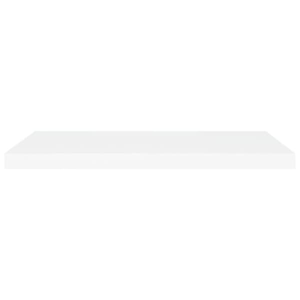 vidaXL Svävande vägghyllor 4 st vit 80x23,5x3,8 cm MDF