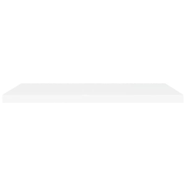 vidaXL Svävande vägghyllor 2 st vit 90x23,5x3,8 cm MDF