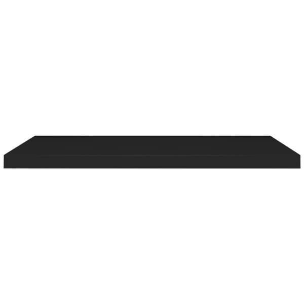 vidaXL Flytende vegghyller 4 stk svart 90x23,5x3,8 cm MDF