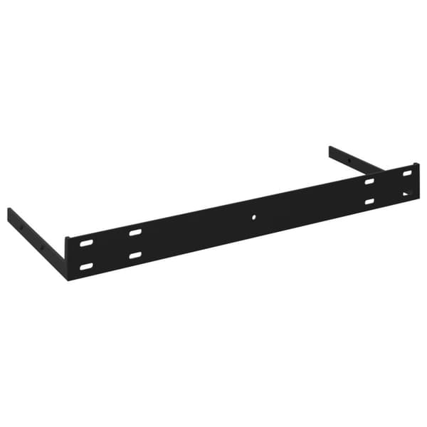 vidaXL Flytende vegghyller 4 stk svart 90x23,5x3,8 cm MDF